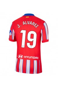 Atletico Madrid Julian Alvarez #19 Voetbaltruitje Thuis tenue 2024-25 Korte Mouw